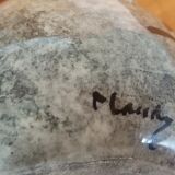 Vintage ceramic vase rock decoration