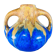 Vase Boule Gilbert Méténier blue Gannat