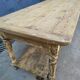 Table de métier drapière sapin décapé 3m