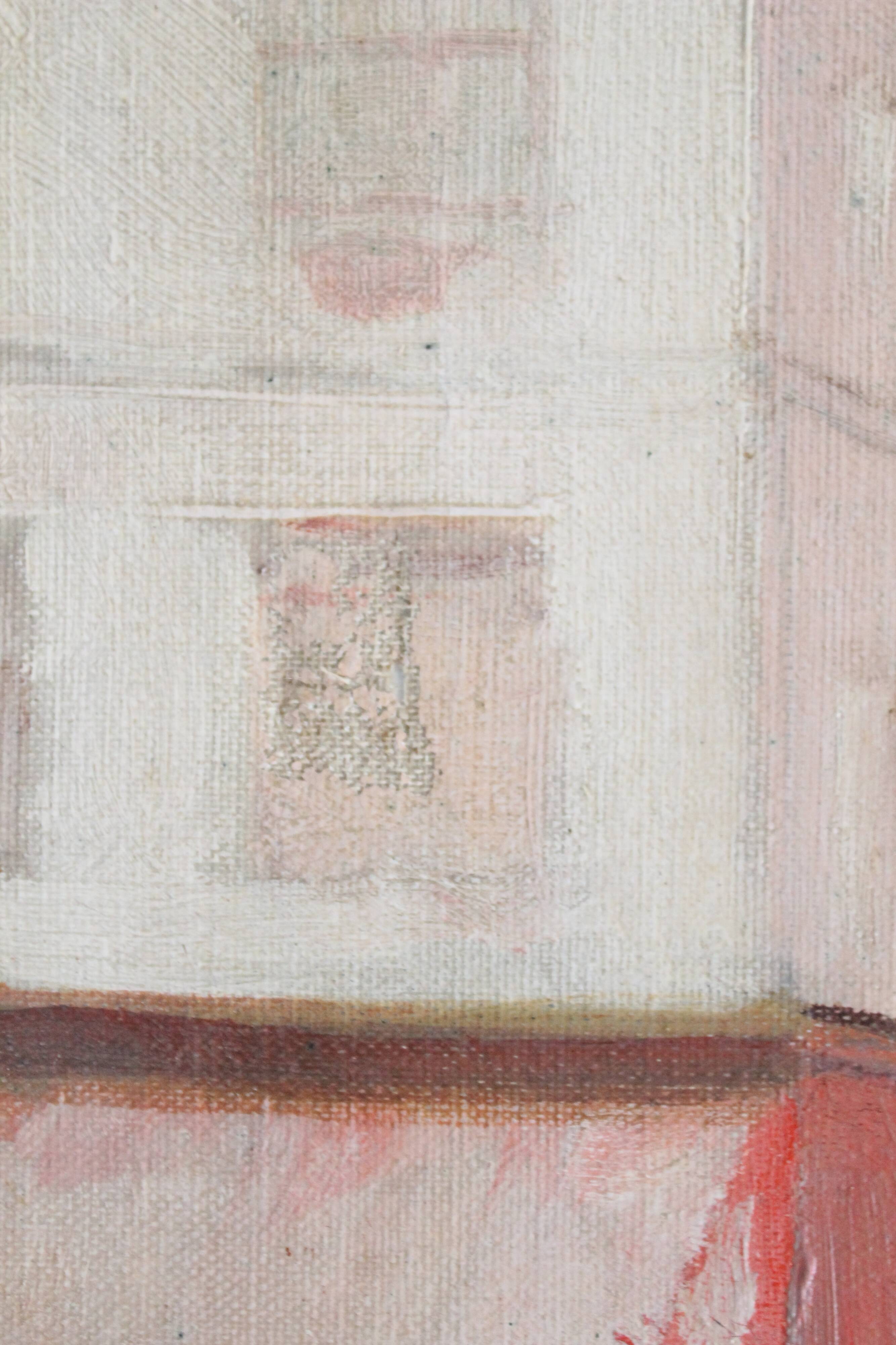 R. Joly "Rue Norvins in Montmartre with a view of the Sacré-Cœur" oil on canvas