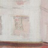 R. Joly "Rue Norvins in Montmartre with a view of the Sacré-Cœur" oil on canvas