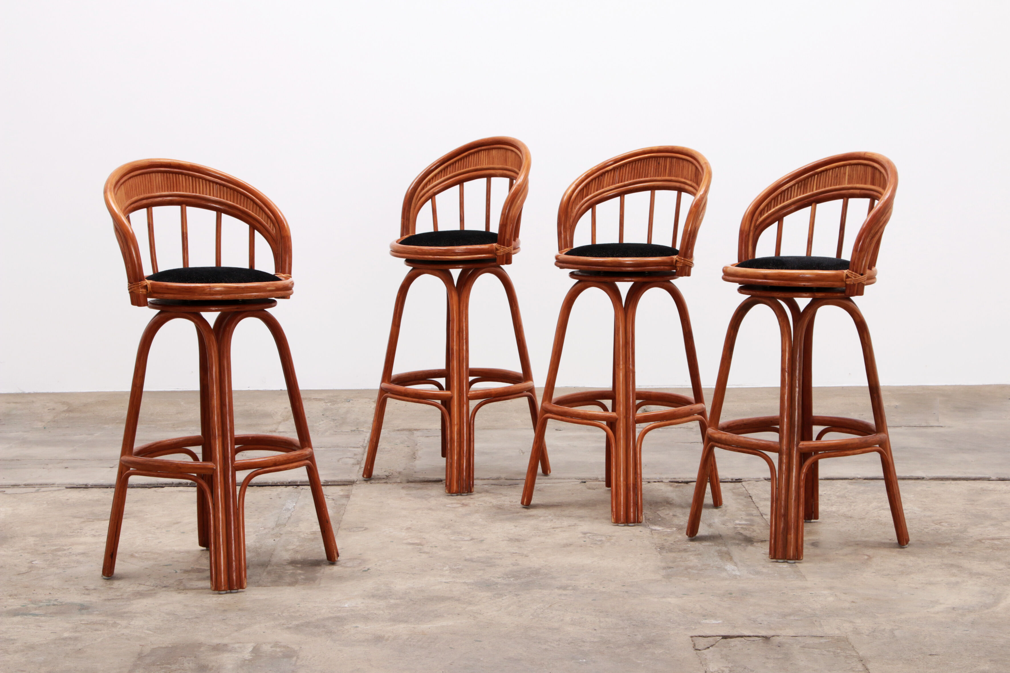 Bamboo bar stools 1970 France
