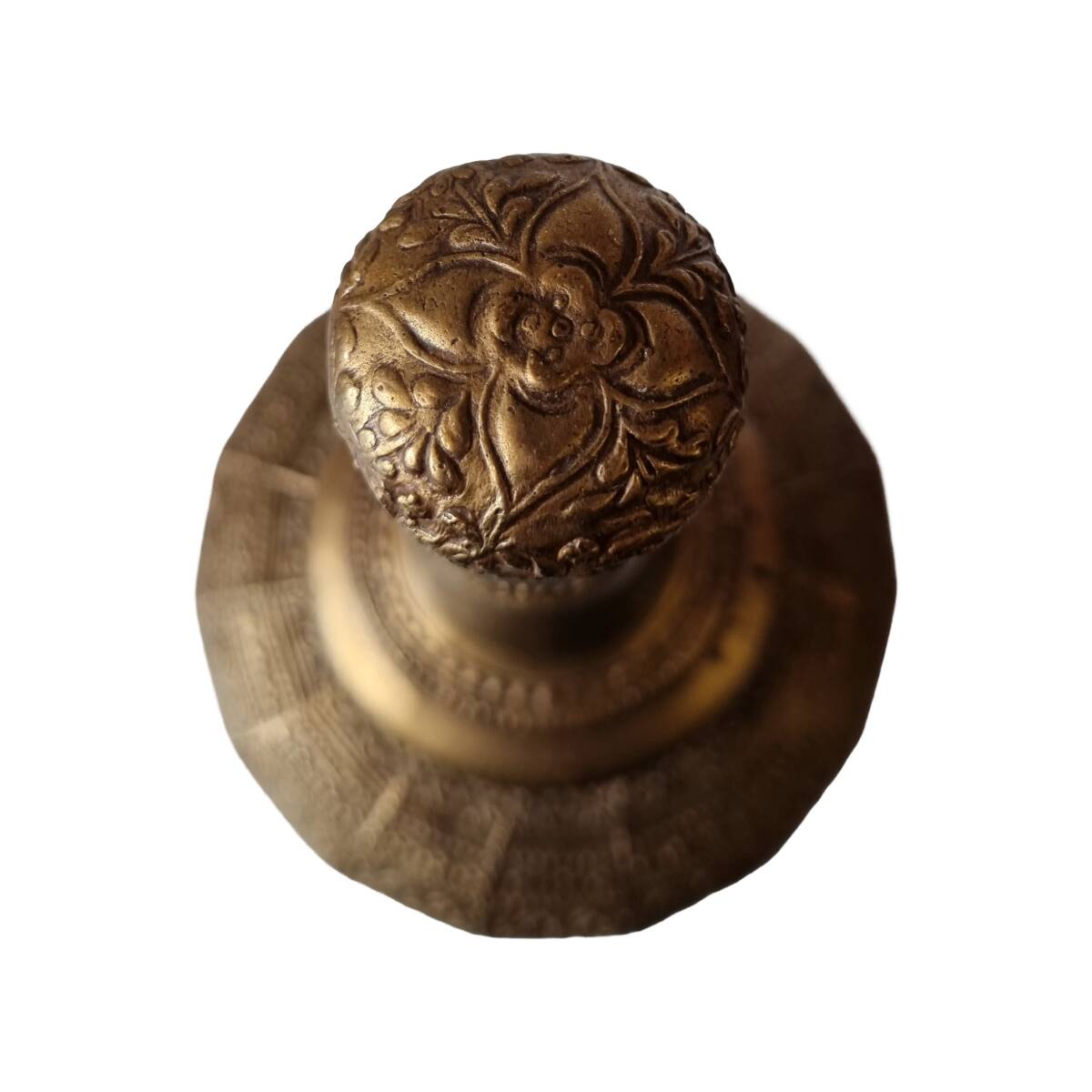 Antique Brass Water Bottle From Sumatra, late 1800s