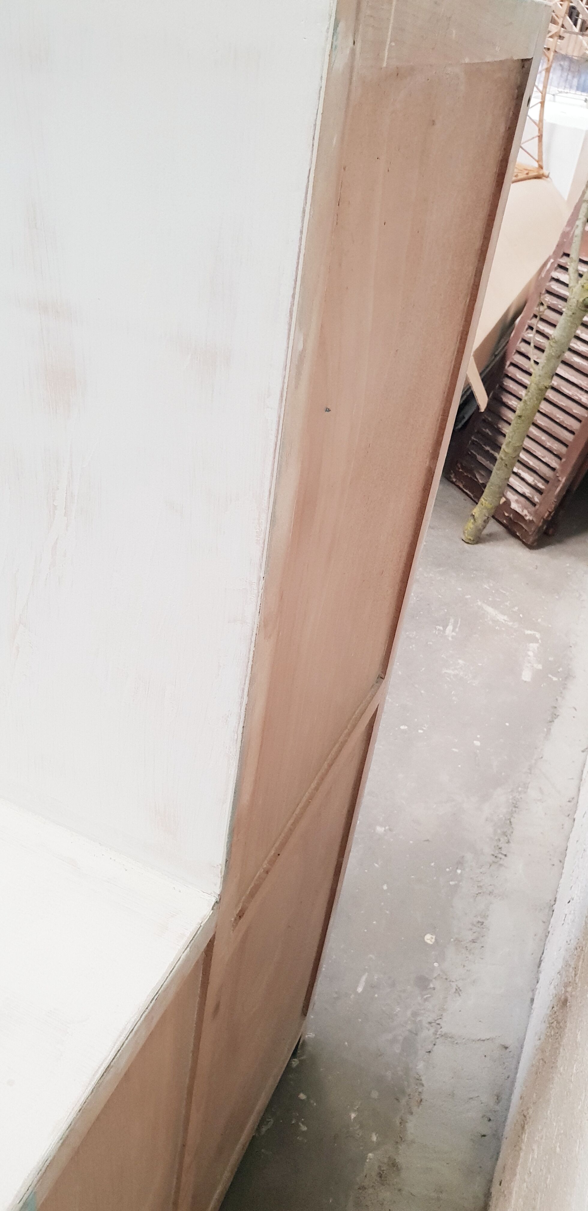 Vintage asymmetrical cabinet