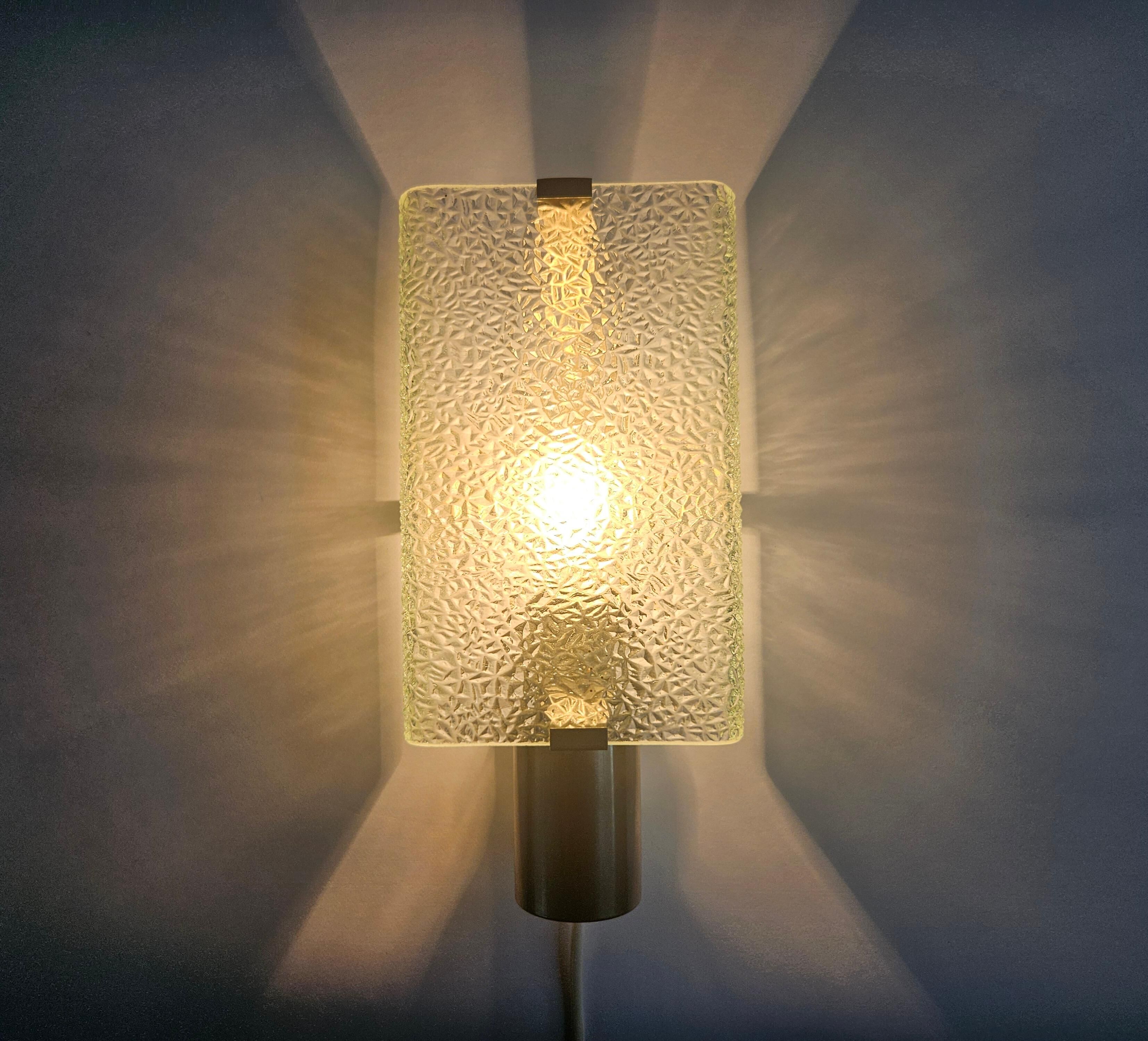 Rare Mid-Century Wall Lamp in the Style of Kalmar, Germany, 1970s