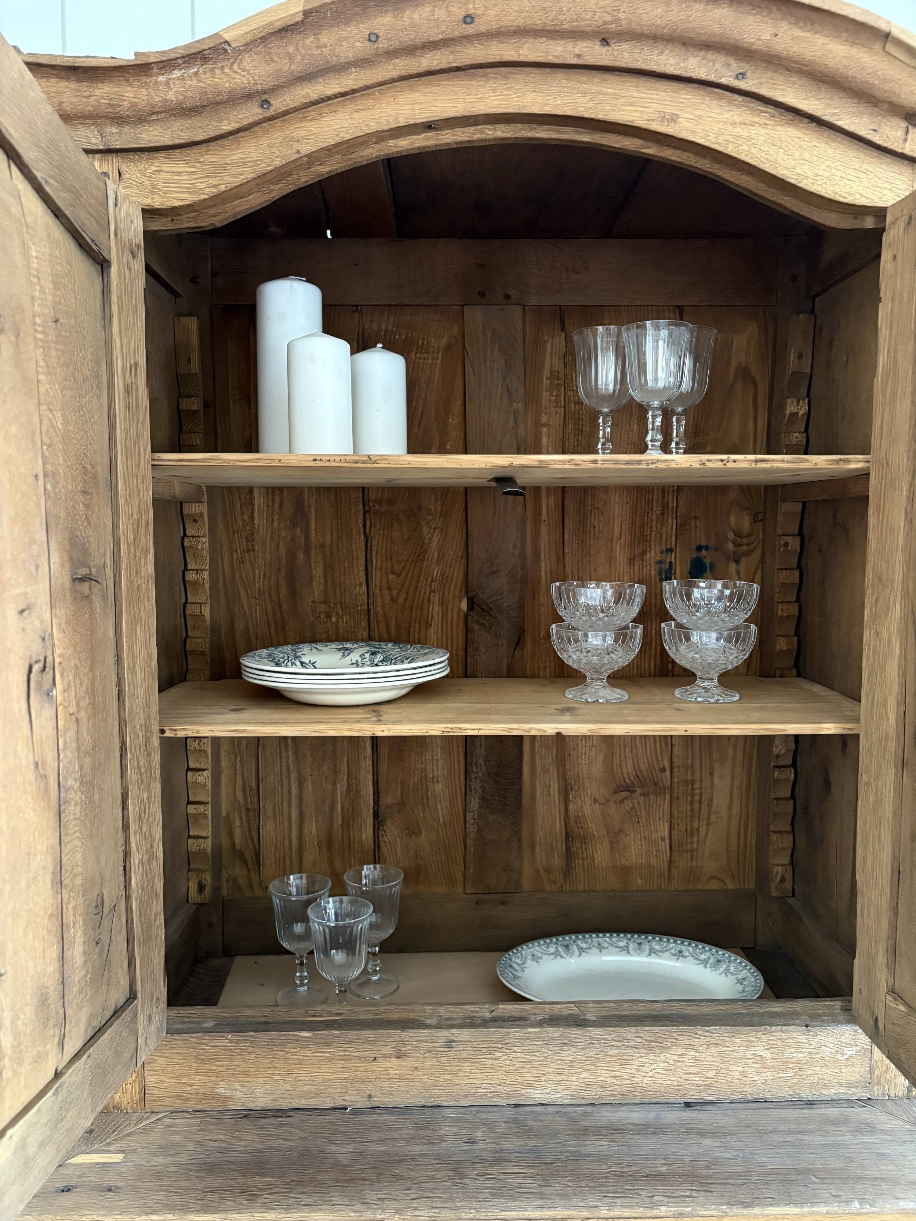 Antique solid oak dresser