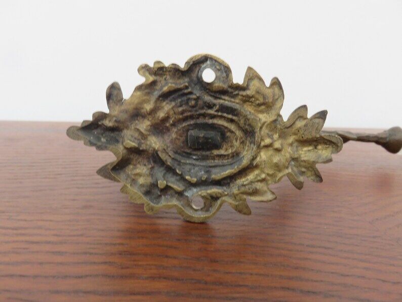 Art Deco bronze and glass coat rack from the 20s and 30s