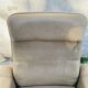 Vintage De Sede leather swivel chair, tulip base.