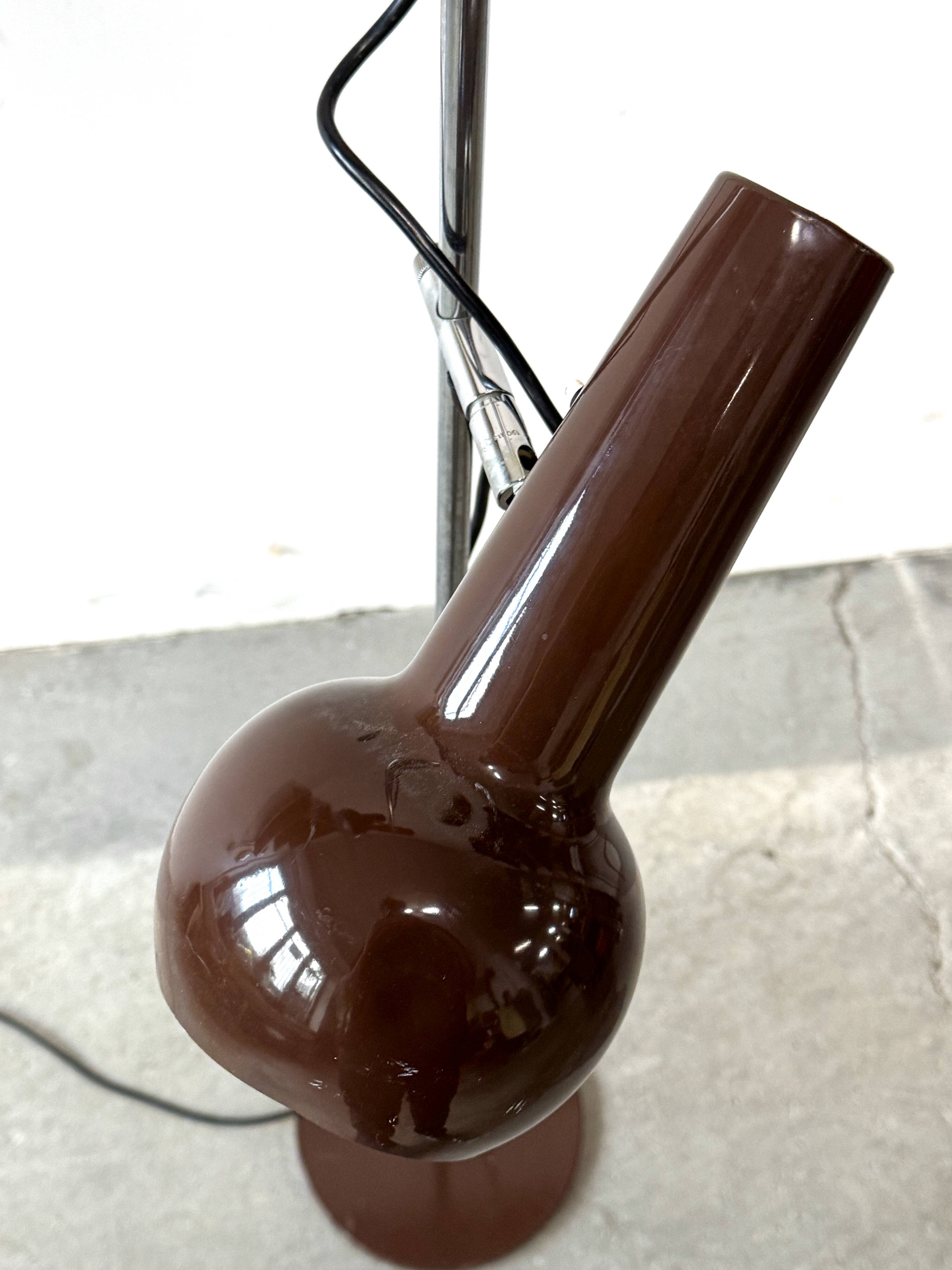 Floor lamp, Denmark, 1960s, space age, mid-century modern