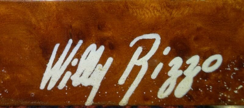 Sideboard in elm and brass burr Willy Rizzo