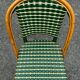 Set of 3 woven rattan bistro chairs Drucker SA