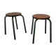 Pair of school stools