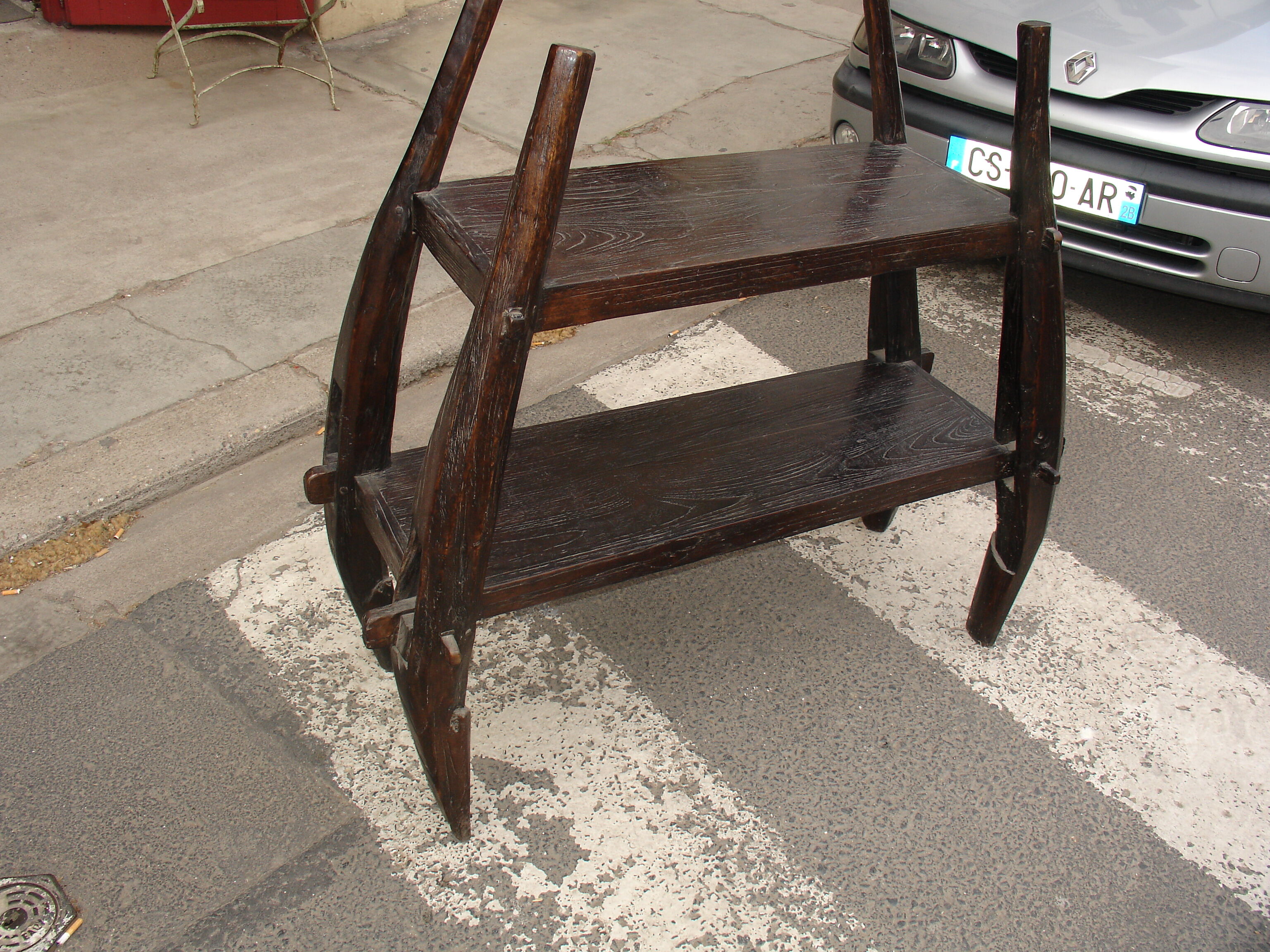 Folk Art Console in Mulberry