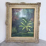 Framed oil painting "forest"