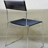 Chair black scoubidou design