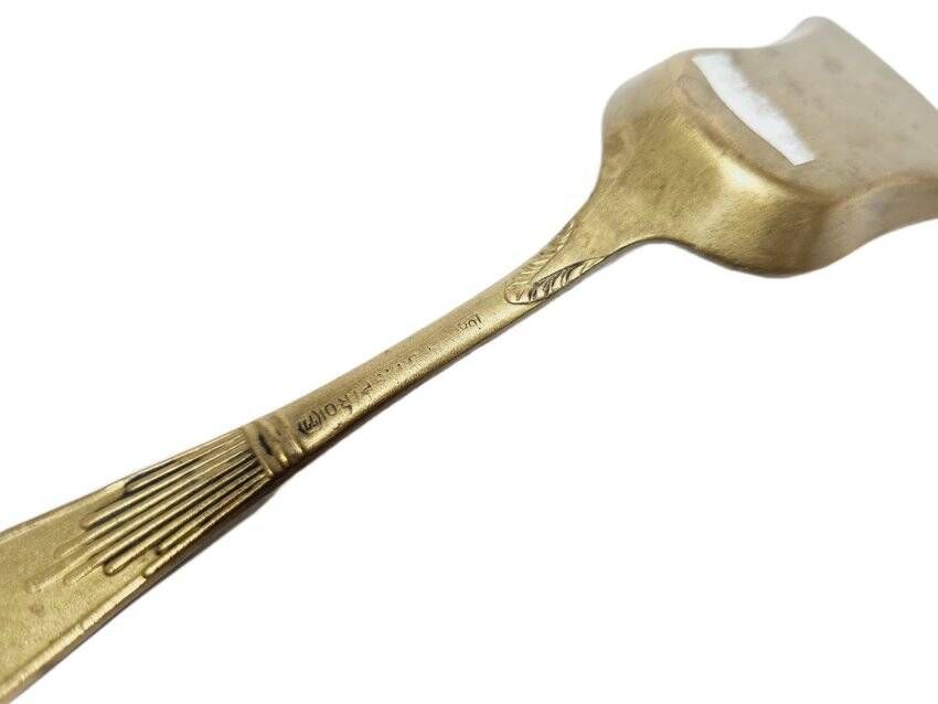 Art Nouveau style sugar bowl spoon by Hersch Mordka Spiro, Poland, 1930s