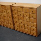 Pair of furniture from a 20th century Dutch apothecary