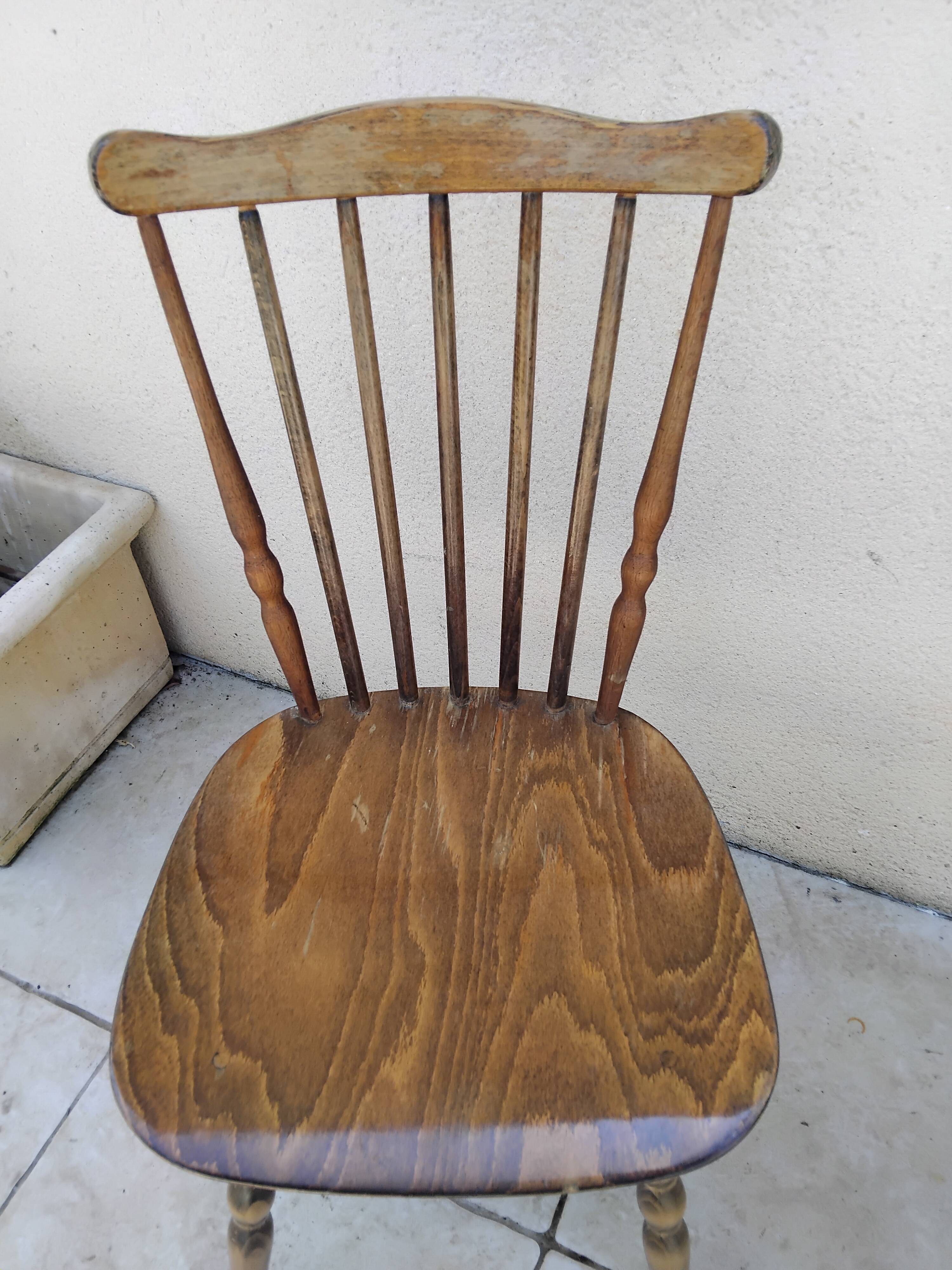Paire de chaise bistrot baumann tacoma année 60 vintage