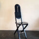 Chaise pliante design italien 1980