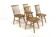 Set de 4 chaises scandinave "Pinnstol", Suède, 1960
