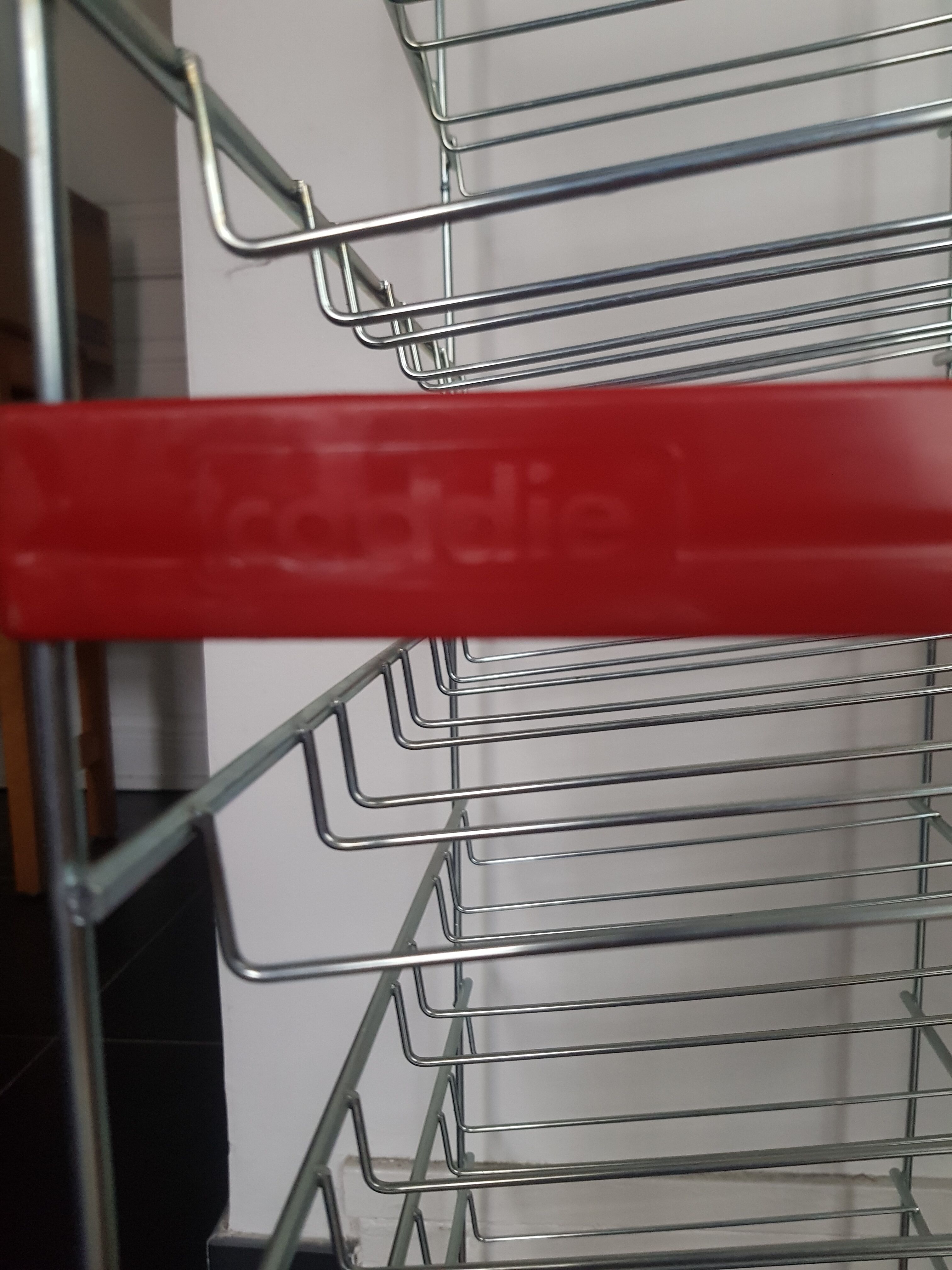 Bottle holder brand shopping cart