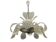 Large Murano Glass Leaf Chandelier attributed to Barovier & Toso, Ital