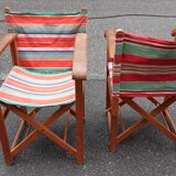 Folding armchairs 50s