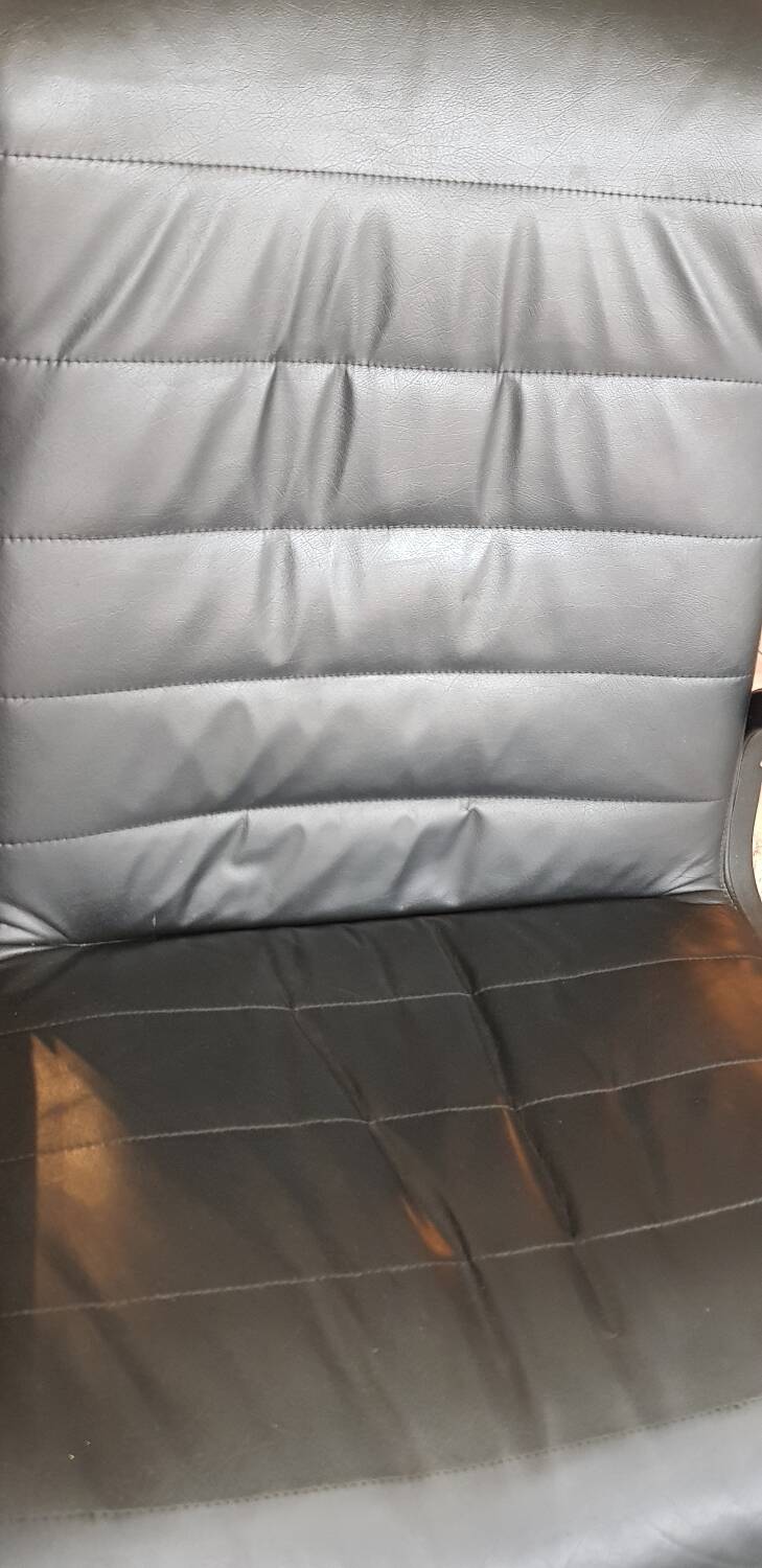 Leather armchair attributed to Richard Sapper