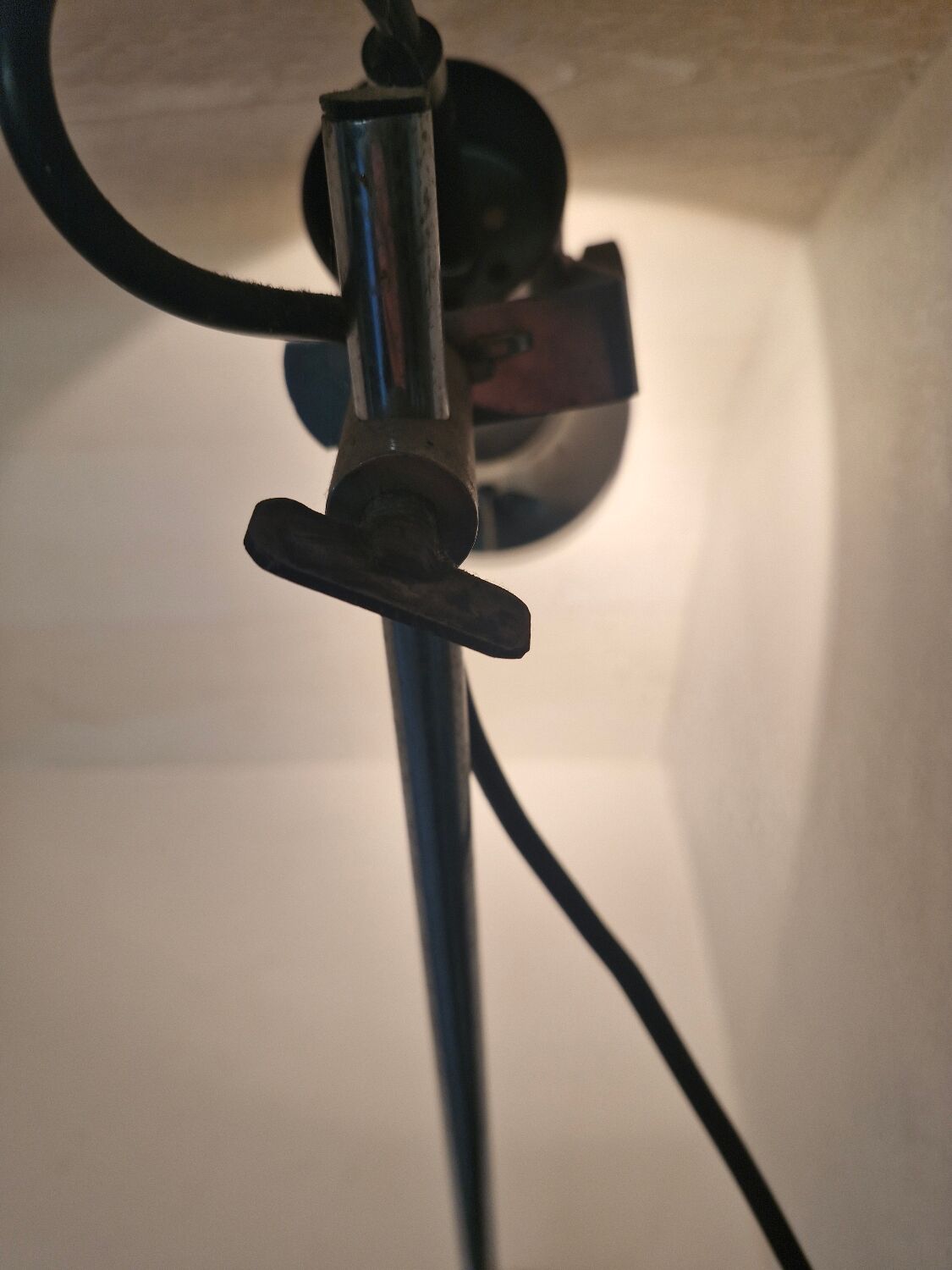 Lampe de bureau chrome 1970