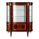 Louis XVI style display cabinet in varnished mahogany wood.