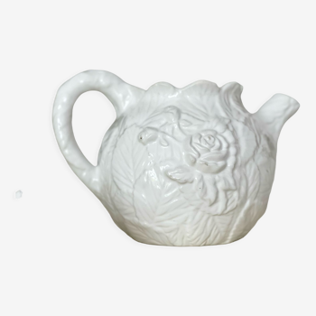 White slurry teapot