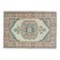 1970s Vintage Turkish Oushak Handmade Wool Cotton Orange Area Rug 160x227
