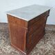 Neo-Renaissance Henri II chest of drawers in walnut burr