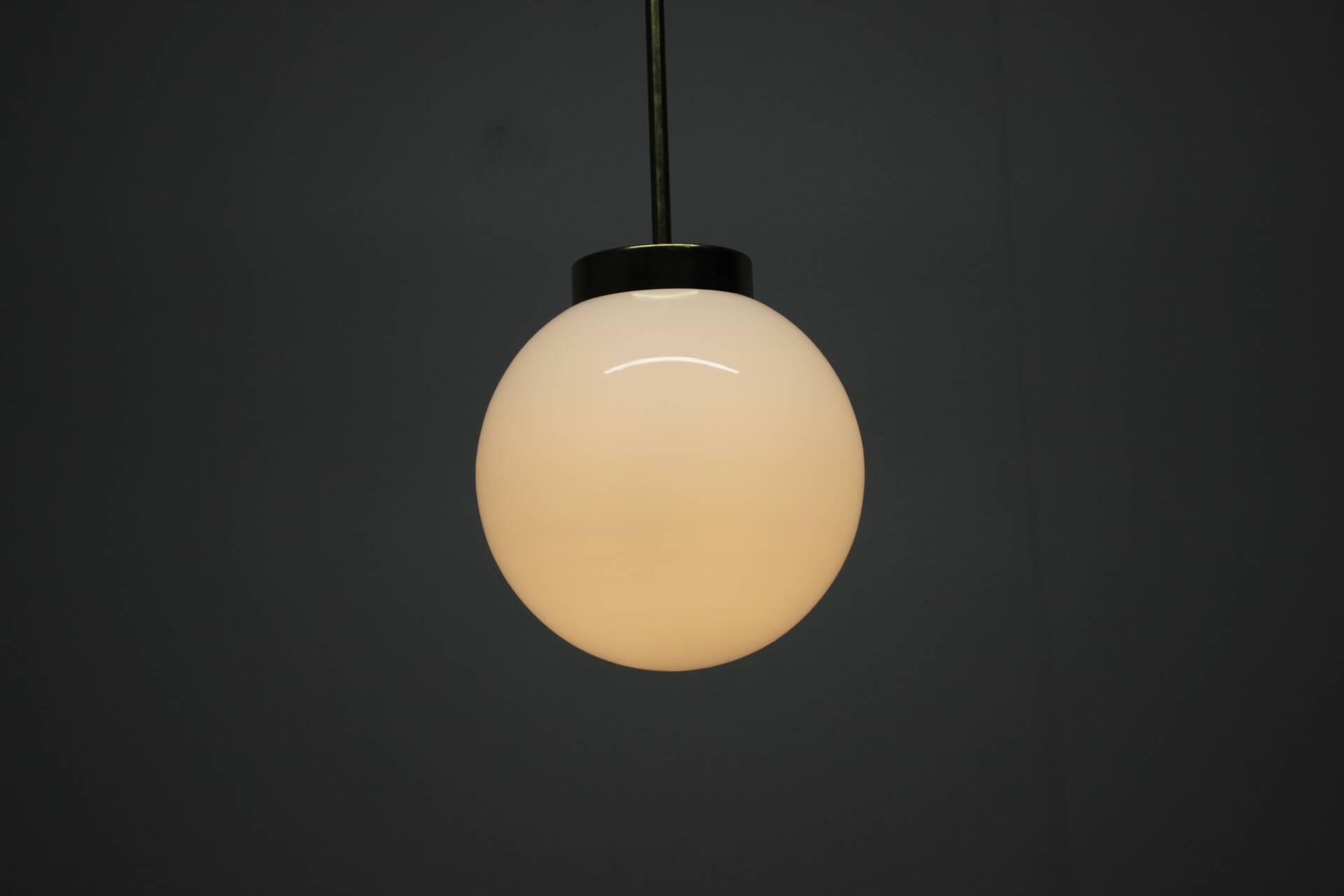 Mid-Century Globe Pendant by Kamenický Šenov, 1970s, Czechoslovakia