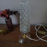 Retro chic bedside lamp with a diamond tip.