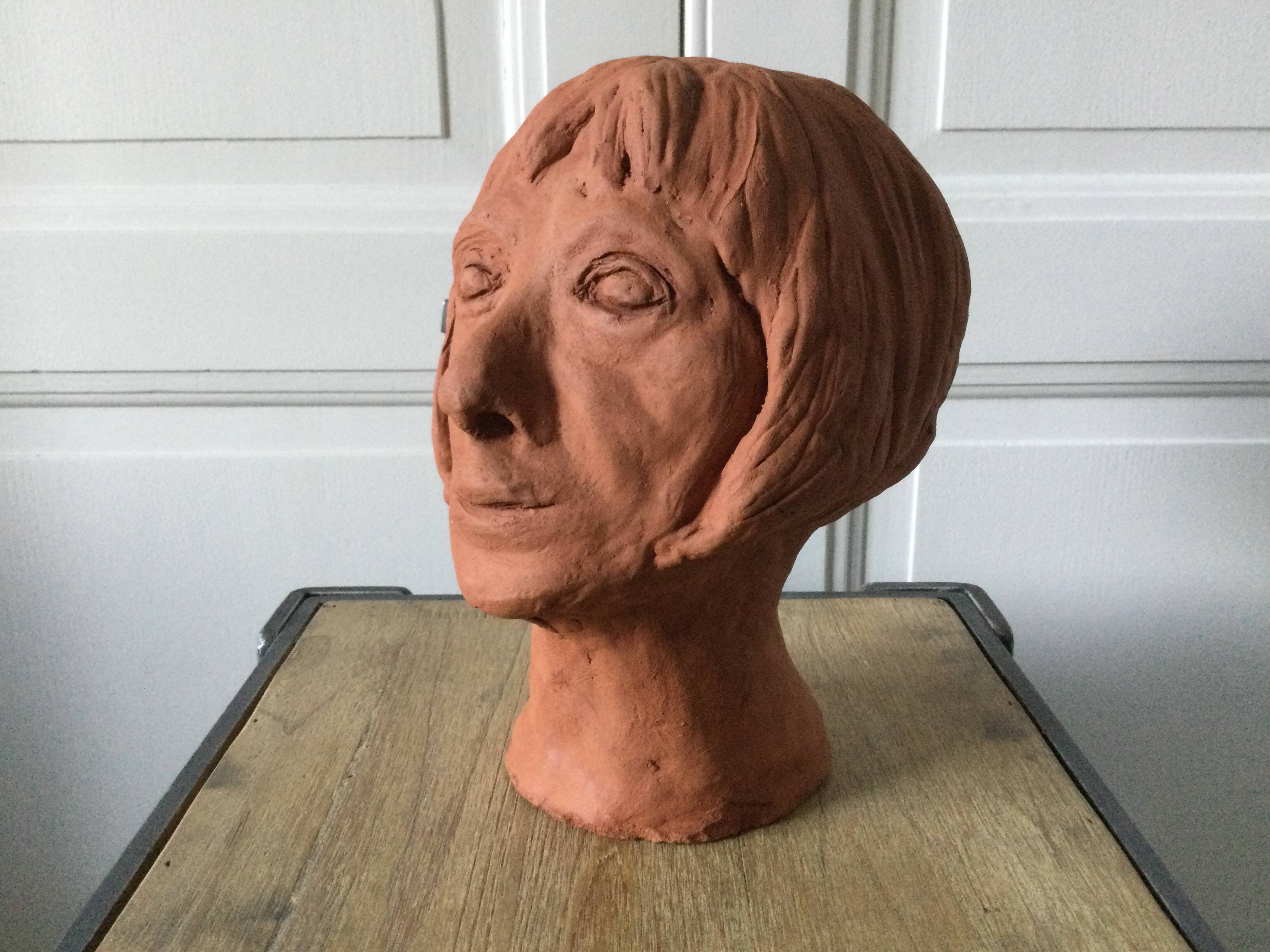 Terracotta bust