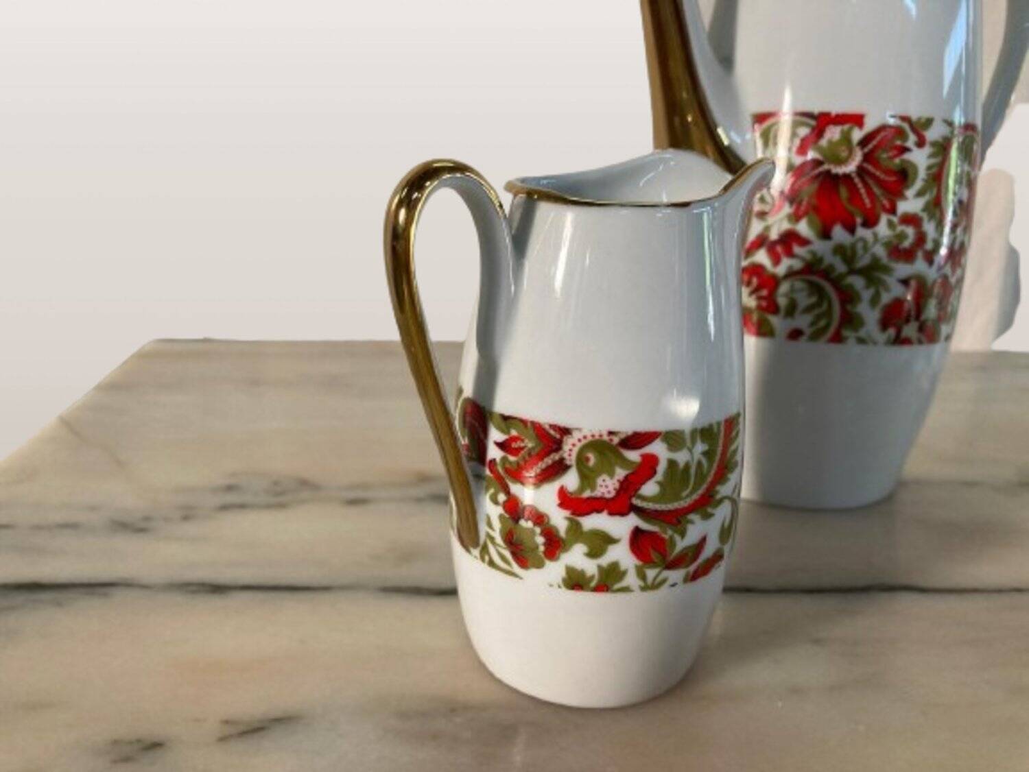 Porcelana coffee game, years 60. Game of 7