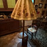 Lampadaire bois vintage