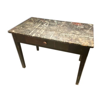Table en chêne de peintre