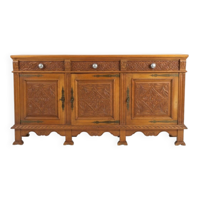 Buffet ancien en chêne massif – Estampillé ''RF'' (Origine Administration)