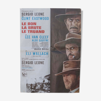 Affiche "Le bon la brut et le truand" Clint Eastwood 1966 - 60x80cm