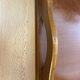 Grand rectangular serving platter in wood and brass from the 1960s
