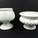 Lot de 2 coupes cache-pot blanc