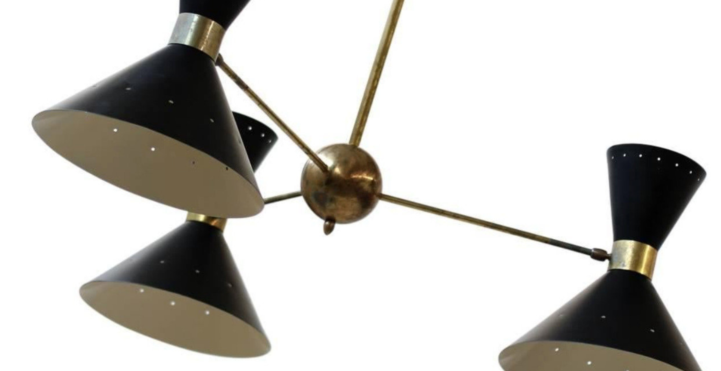 Italian chandelier butterfly black