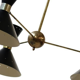 Lustre italien butterfly noir
