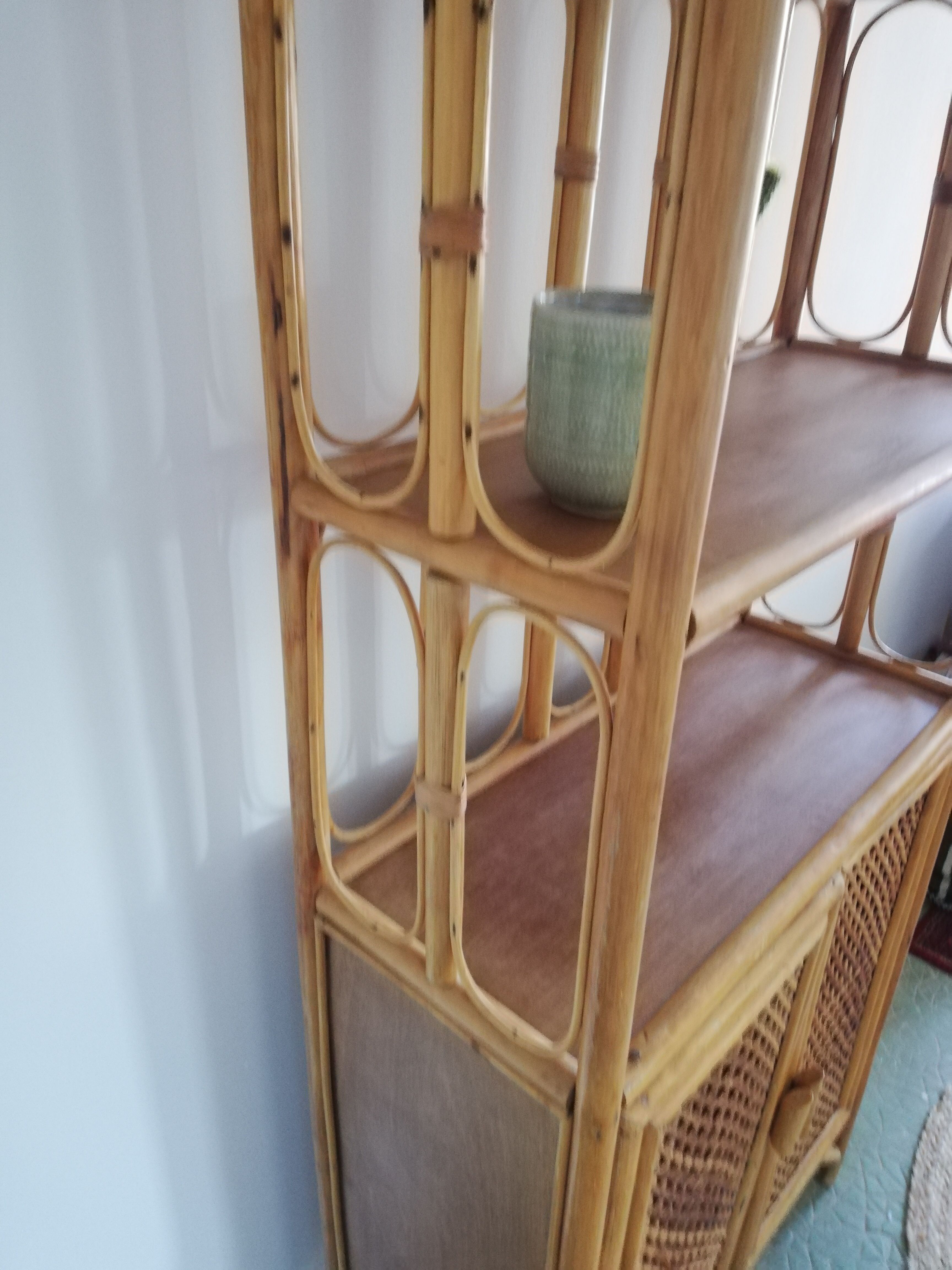 Vintage rattan sedal