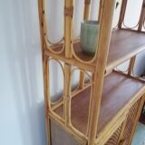 Vintage rattan sedal