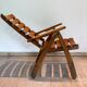 Folding chair in wood Fisher Möbel, 1970.