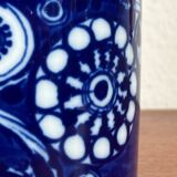 Vintage peacock vase in German porcelain by Bjørn Wiinblad for Rosenthal, 1970s.