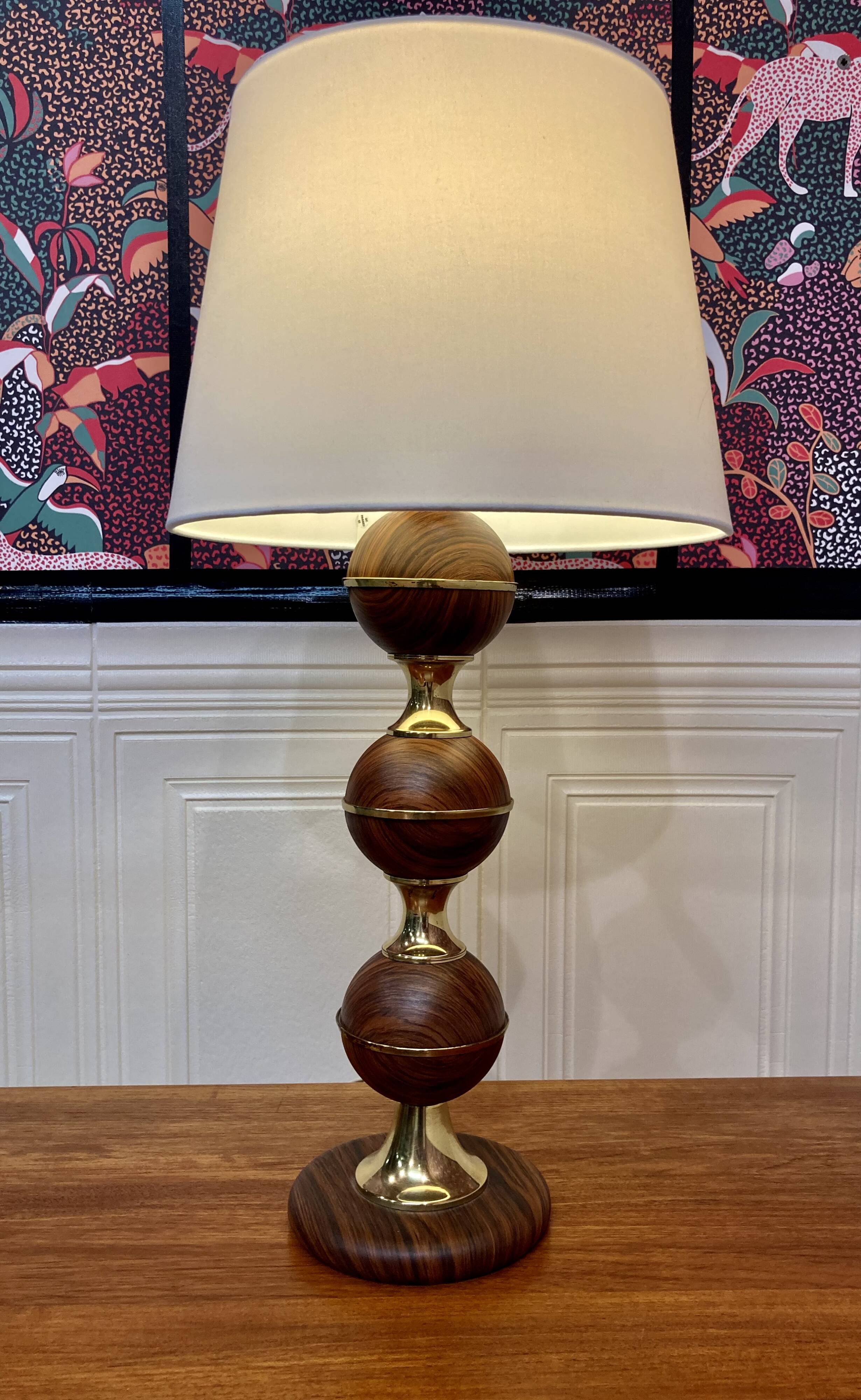 Grande lampe 1950 "design scandinave".
